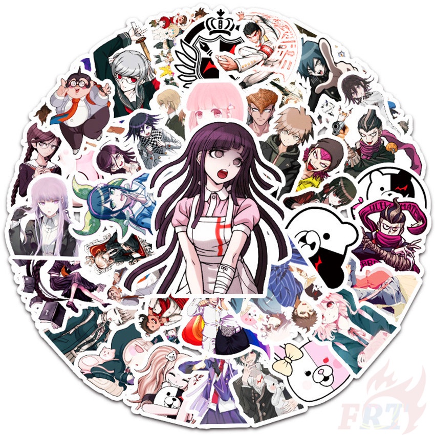 Dangan Ronpa Series 08 Danganronpa Stickers 50Pcs/Set DIY Fashion ...