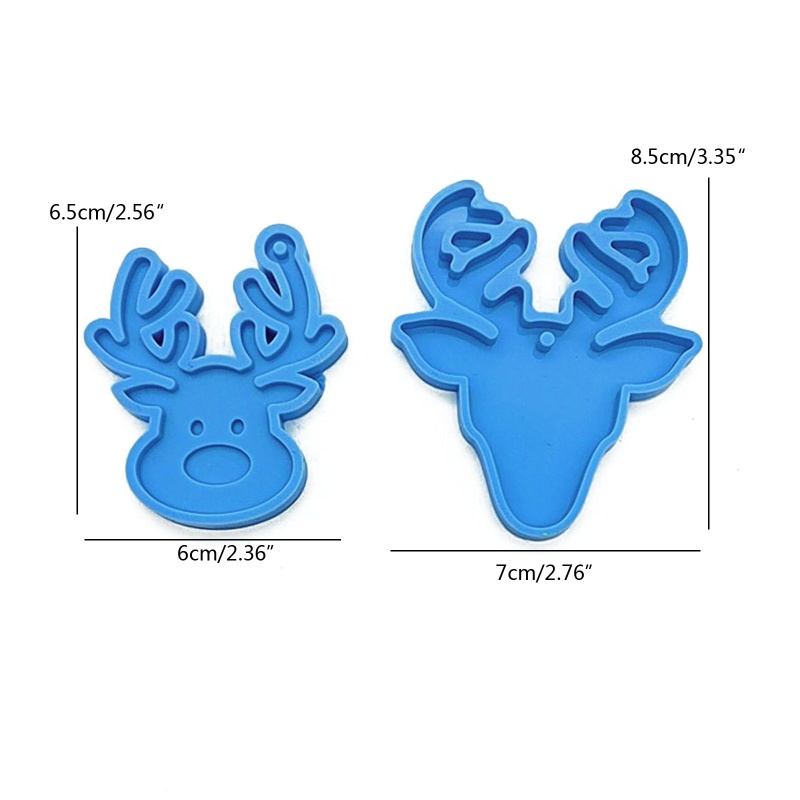 แม่พิมพ์เรซิ่น-อีพ็อกซี่-รูปกวางคริสต์มาส-สําหรับทําเครื่องประดับ-จี้-diy
