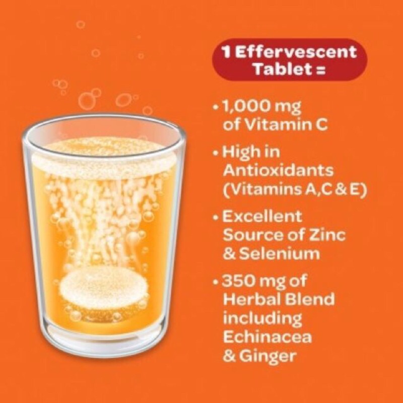 ภาพสินค้าAirborne Vitamin C วิตามินซีเม็ดฟู่ 36เม็ด 1000mg จากUSA เสริมภูมิคุ้มกัน ป้องกันหวัด EXP: 05/2024 จากร้าน kung2027 บน Shopee ภาพที่ 2