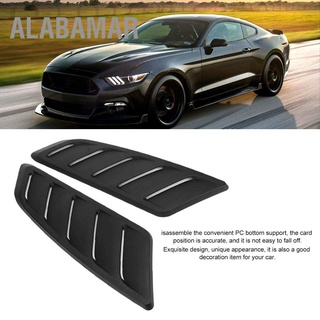 Alabama ฝาครอบช่องลมกระโปรงหน้ารถยนต์ สําหรับ Ford Mustang 2015-2017 2 ชิ้น