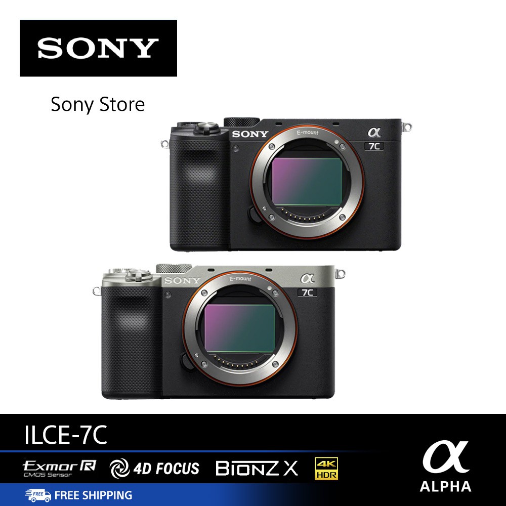 ภาพหน้าปกสินค้าSONY ILCE-7C กล้องฟูลเฟรมขนาดกะทัดรัด Alpha 7C ตัวกล้อง จากร้าน sony.thailand_officialshop บน Shopee