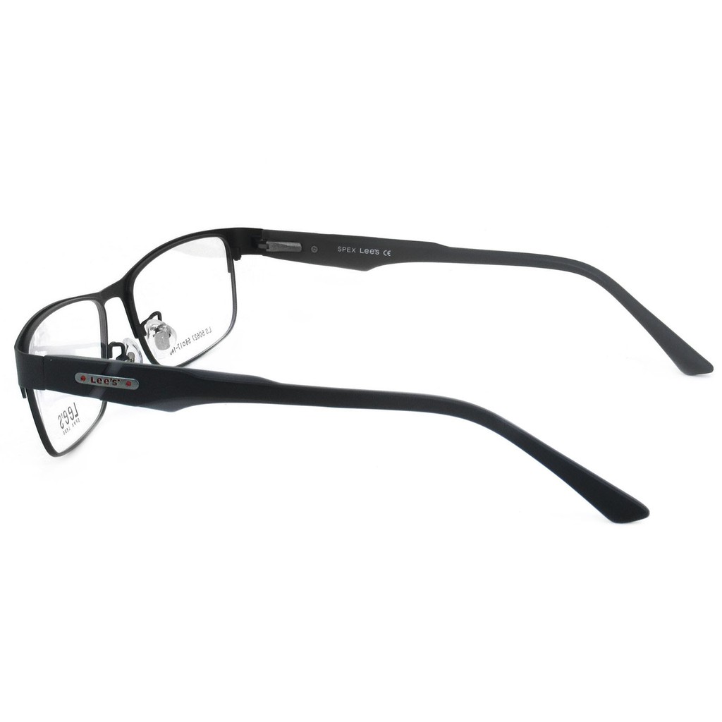 lees-แว่นตา-รุ่น-50627-c-1-สีดำ-กรอบเต็ม-ขาสปริง-วัสดุ-สแตนเลส-สตีล-สำหรับตัดเลนส์-กรอบแว่นตา-eyeglasses
