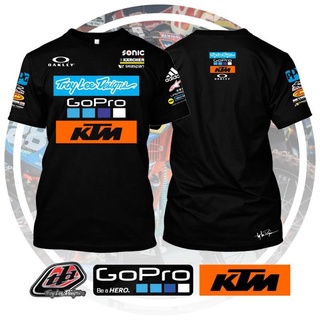 เสื้อยืดแขนสั้น พิมพ์ลายกราฟฟิค KTM Racing by Troy Lee ขนาดใหญ่ สําหรับผู้ชาย 2022