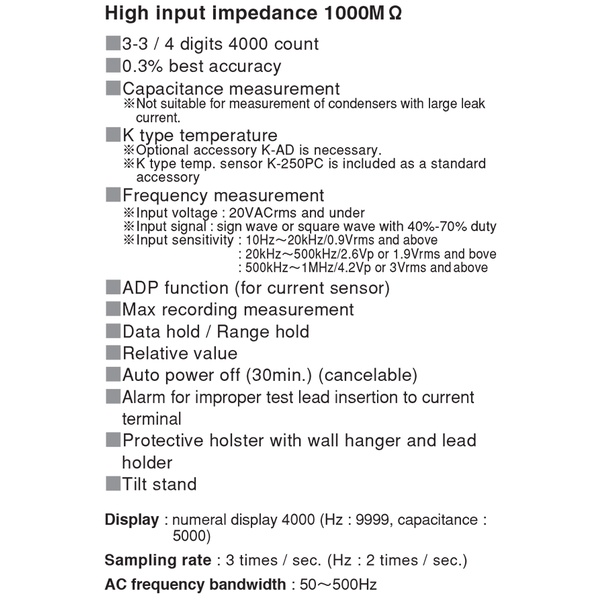 sanwa-rd700-ดิจิตอล-มัลติมิเตอร์-แม่นยำ-0-3-1-000m-high-input-impedance-วัดอุณหภูมิได้