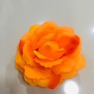กิ๊ฟติดผมดอกกุหลาบสีส้ม