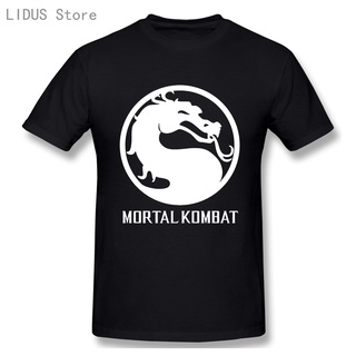 เสื้อโอเวอร์ไซ - แฟชั่นใหม่ผู้ชายผู้หญิง Mortal Kombat พิมพ์แขนสั้น O คอเสื้อยืดฤดูร้อนผ้าฝ้ายลําลอ