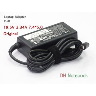 สายชาร์จ อะแดปเตอร์ Dell Inspiron, Latitude, XPS, Studio, Precision, และ Vostro 19.5V 3.34A 7.4*5.0 Slim Charger Adapter