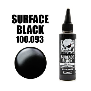 Skull Color 093 Surface Black สีรองพื้น Surface Primer ผสมสำเร็จสำหรับแอร์บรัช ขนาด 60ml.