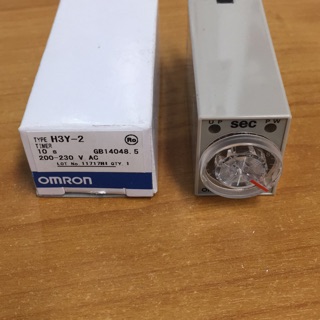 Timer Omron H3Y-2 (220V) 10S ของศูนย์ แท้ 100% ไทม์เมอร์