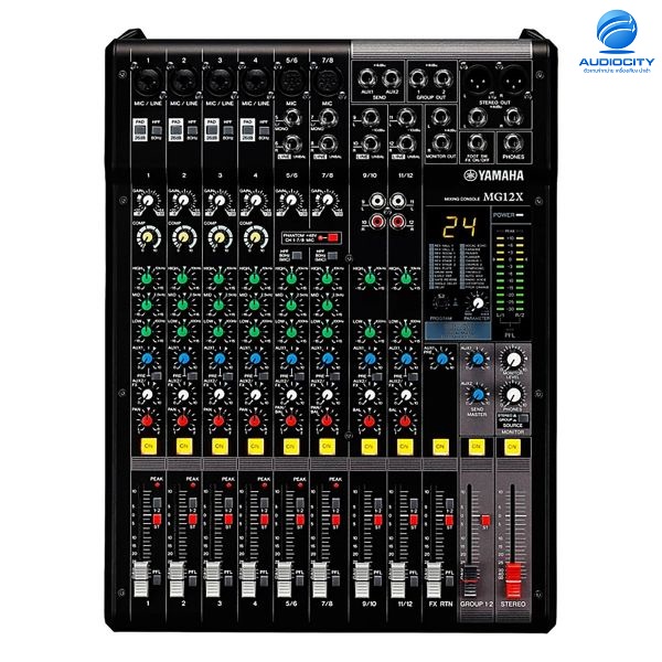 yamaha-mg12x-มิกเซอร์แบบอนาล็อค-12-channel-stereo-mixer-with-spx-effects-processor