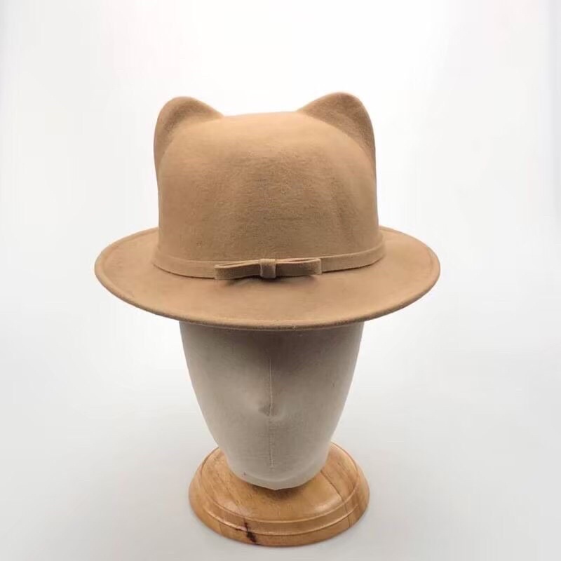 หมวกมารูโกะ-หมวกเนื้อwool100