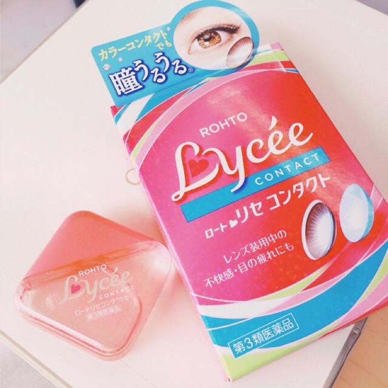 พร้อมส่ง-น้ำตาเทียม-rohto-lycee-eye-drops-for-contact-lens