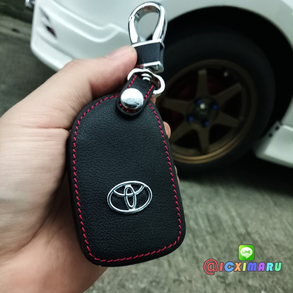 ภาพหน้าปกสินค้าTOYOTA YARIS VIOS ซองกุญแจ ยาริส ซองหนัง ปลอกกุญแจหนัง ปลอกหนัง yaris ativ vios ยาริส วีออส 2012 2014 2016 2018 2020 จากร้าน jzoverz บน Shopee