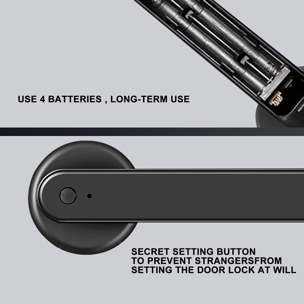 ลูกบิดประตู-กลอนประตูดิจิตอล-ที่ล็อกประตู-digital-door-lock-ล็อคลายนิ้วมือ-กุญแจล็อคประตู