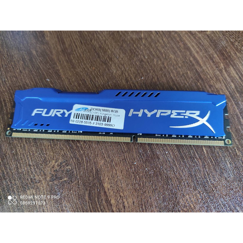 RAM DDR3 8GB Hyper-X FURY | Shopee Thailand