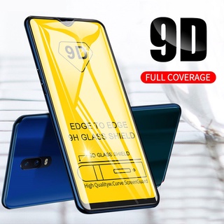 9D ฟิล์มกระจก แบบเต็มจอ OPPO F9 F11 Pro A5S A12 A15 A15S A16 A16K A31 A33 A53 A93 A91 A52 A92 A54 A74 A94 A95 A5 A9 2020 Reno 3 4 5 6 6Z 7 7Z