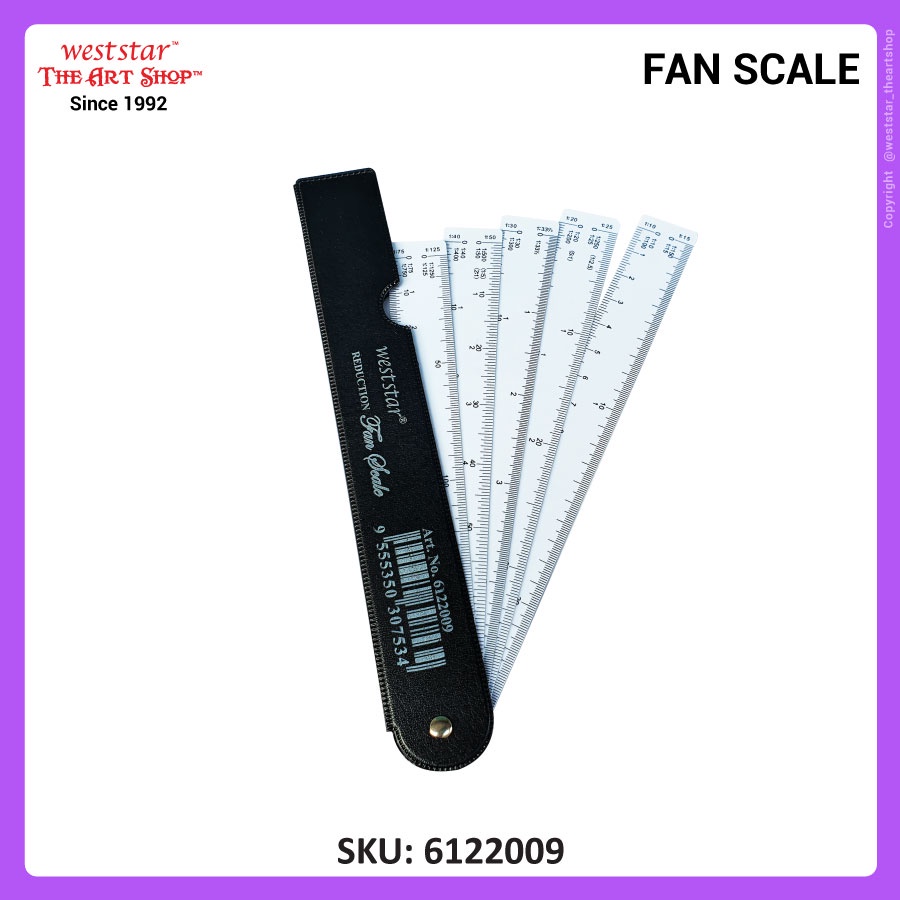 [Weststar TAS] Weststar Fan Scale Weststar Reduction Scale Ruler ...