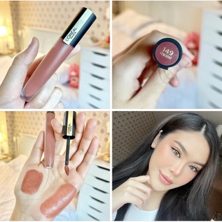 Loréal Paris รุ่น Rouge Signature สี 149 I Enchant เนื้อแมทสีชัดแต่เบาสบายปาก ทาง่าย