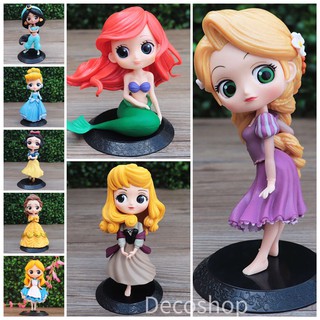 โมเดล Q posket part 1(Cinderella/Alice/Snow White/Aurora/Ariel/Jasmine/Belle/Rapunzel)