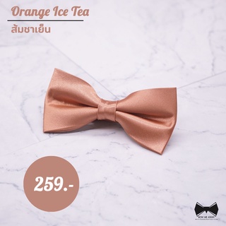 โบว์สีส้มชาเย็น - Orange Ice Tea Bowtie