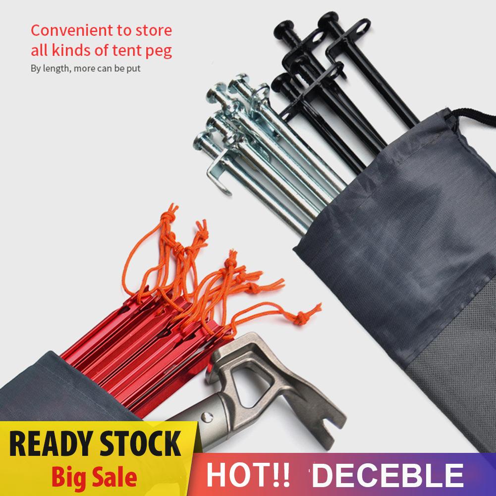 ภาพสินค้าDeceble กระเป๋าเก็บหมุดเต็นท์ ค้อนลม เชือก สําหรับตั้งแคมป์กลางแจ้ง จากร้าน deceble.th บน Shopee ภาพที่ 7