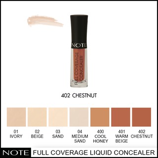 NOTE FULL COVERAGE LIQUID CONCELEAR 402