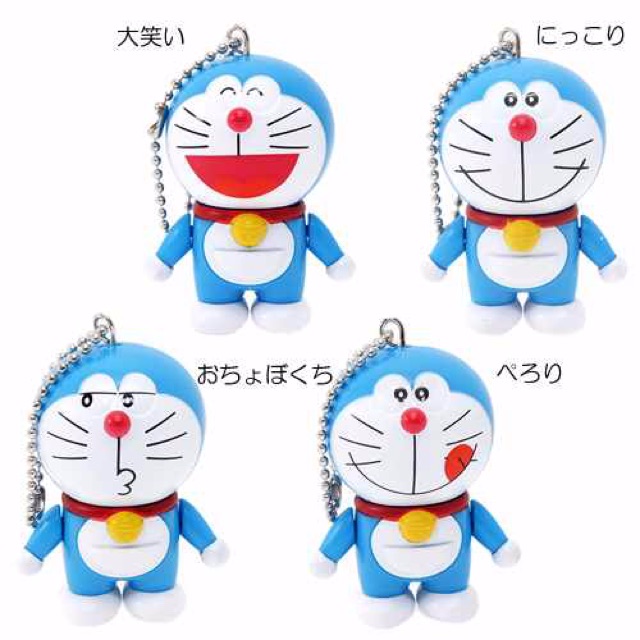 แท้-100-จากญี่ปุ่น-พวงกุญแจ-โดเรม่อน-doraemon-cute-plump-lanky-cell-phone-ball-chain-good-laugh