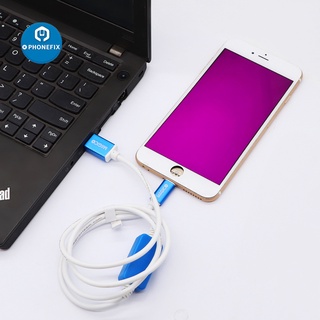 Magico OEM DCSD สายเคเบิล USB DCSD สีม่วง สําหรับโทรศัพท์ i-Phone Enter Serial Port Exploit 7 7P 8 8P X