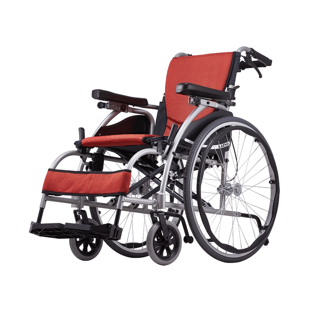 รับประกัน-5-karma-รถเข็น-อลูมิเนียม-ปรับเอนพนักพิงได้-รุ่น-s-ergo-106-aluminum-wheelchair