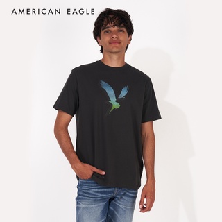 ผ้าฝ้าย 100%American Eagle Gradient Eagle T-Shirt เสื้อยืด ผู้ชาย แขนสั้น( MTS 017-2288-044)S-3XL