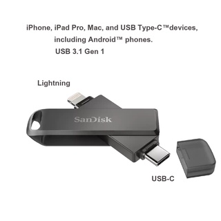 ภาพหน้าปกสินค้าSandisk iXpand Flash Drive Luxe 128GB ซึ่งคุณอาจชอบราคาและรีวิวของสินค้านี้