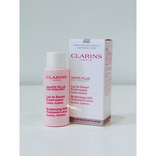 โลชั่นปรับสภาพผิวสว่างใส-clarins-white-plus-brightening-milk-treatment-lotion-10-ml