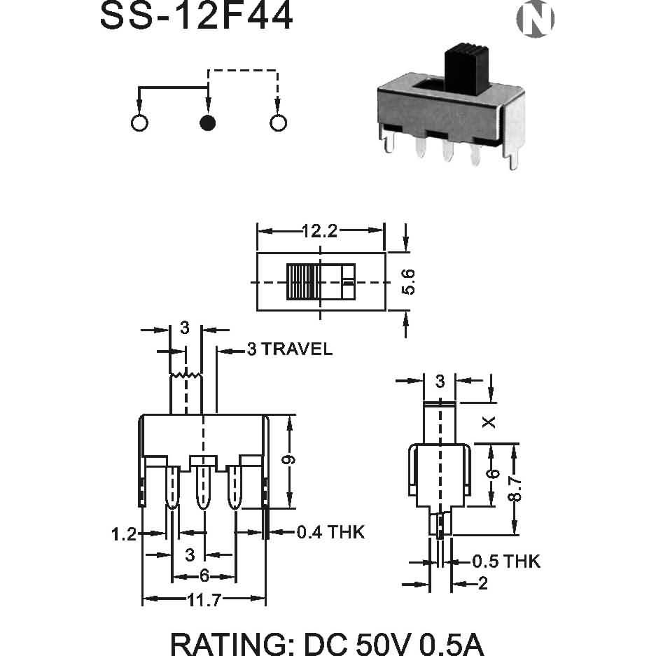 slide-switch-1p2t-สวิตซ์เลื่อน-ss-12f23-และ-ss-12f44-3ขา