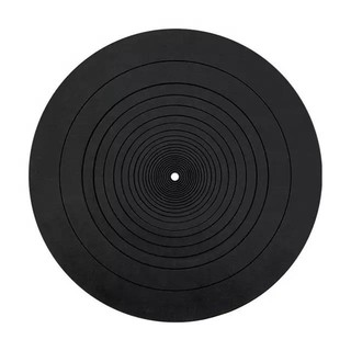 ภาพขนาดย่อของสินค้าแผ่นยางรอง (ฺBlack) สำหรับเครื่องเล่นแผ่นเสียง Turntable (Rubber LP Slip Mat)