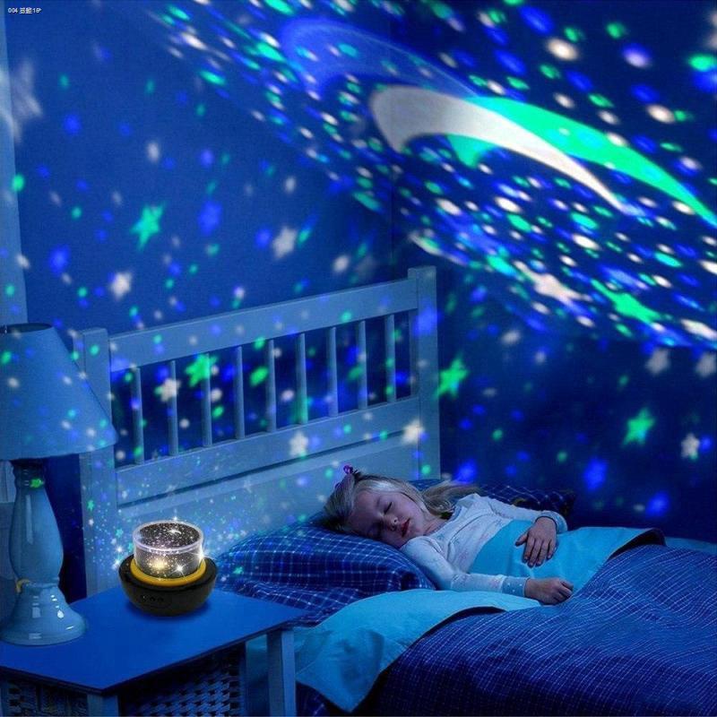 โคมไฟโปรเจคเตอร์-led-แสงกลางคืน-ลายกาแลคซี่-ท้องฟ้า-ดวงดาว