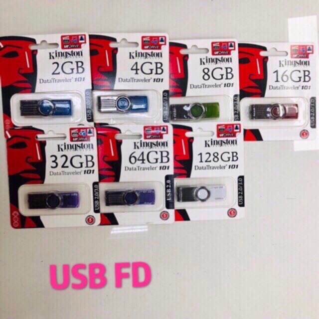 ภาพหน้าปกสินค้าFlash Drive G2 2/4/8/16/32/64/128 GB Kingston แฟลชไดร์ฟ จากร้าน mickey_accessory บน Shopee