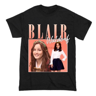 เสื้อยืด พิมพ์ลาย Blair Waldorf Gossip Fitness สไตล์วินเทจ คลาสสิก ไม่ซ้ําใคร สําหรับผู้ชาย GLmlff23GJaehe39S-5XL