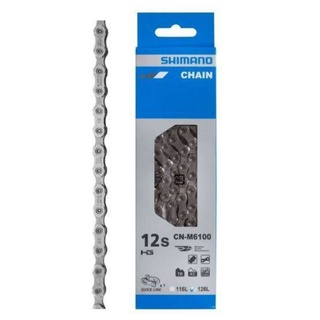 โซ่ SHIMANO Deore CN-M6100 12สปีด 126ข้อ พร้อมข้อต่อปลดเร็ว