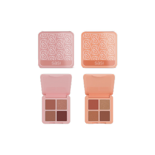 sasi ศศิ อายแชโดว์ พาเลท 4 สี 3 เนื้อ เกิร์ล แคน บี ยูนีค / Girls Can Be Unique Eyeshadow Palette