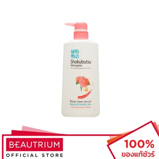 SHOKUBUTSU MONOGATARI Japanese Camellia Shower Cream ครีมอาบน้ำ 500ml