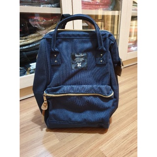 กระเป๋า เป้  สีกรมท่า ผ้าโพลีเอสเตอร์ ขนาด_กว้าง 23 สูง 40 ลึก 17 ซม.