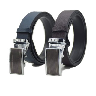 เข็มขัดหนังแท้ autolock belt ลายซาฟเฟียโน〰️Saffiano leather เข็มขัดผู้ชาย เข็มขัดทำงาน