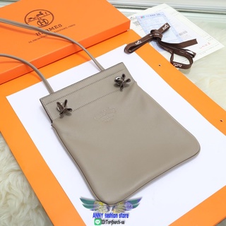 Herm swift mini Aline sling crossbody satchel smartphone bag pure handmade
