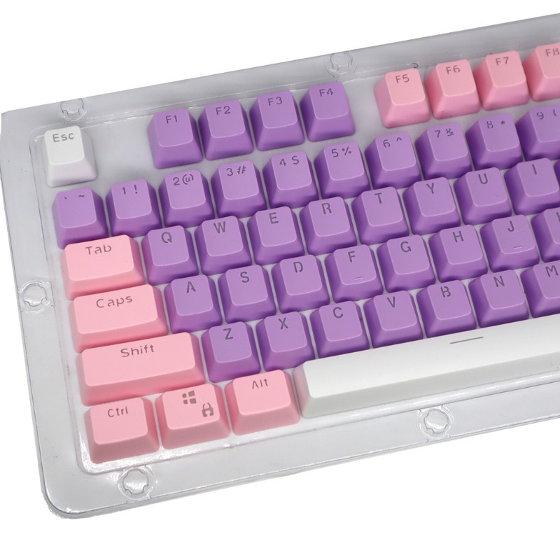 ch-ready-stock-ปุ่มกดคีย์บอร์ด-104-ปุ่ม-pbt-backlit-สําหรับคีย์บอร์ดสีชมพูสีม่วงสีขาว-3-สี