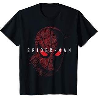 เสื้อยืดผ้าฝ้ายพรีเมี่ยม เสื้อยืด พิมพ์ลายโลโก้ Marvel Spider-Man far from Home Tech Spider-Man