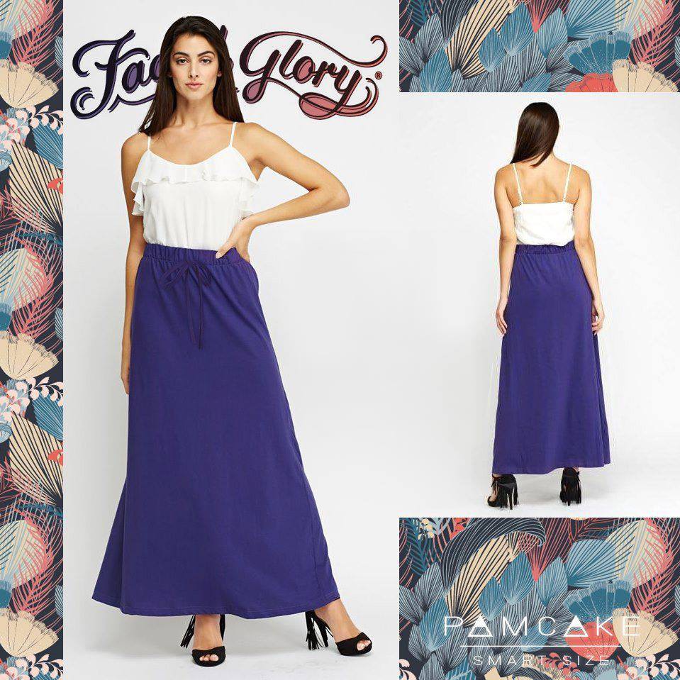 Marella T DOMINO Pink Maxi Pleated Skirt 31060229 003 main image 0