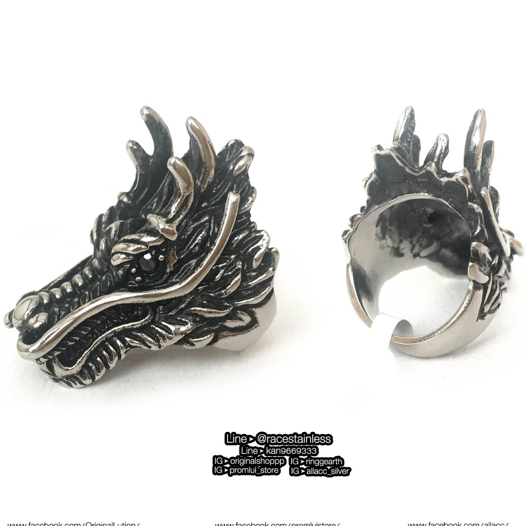 แหวนมังกร-มังกร-dragon-สแตนเลสแท้-stainless-316l-แหวนผู้ชาย-แหวนแฟชั่น-แหวนเท่ๆ-แหวนสแตนเลส-แหวน-ring-แหวนเลส-allacc