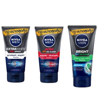 NIVEA นีเวีย Men Mud Foam 150 g. (เลือกสูตรได้)