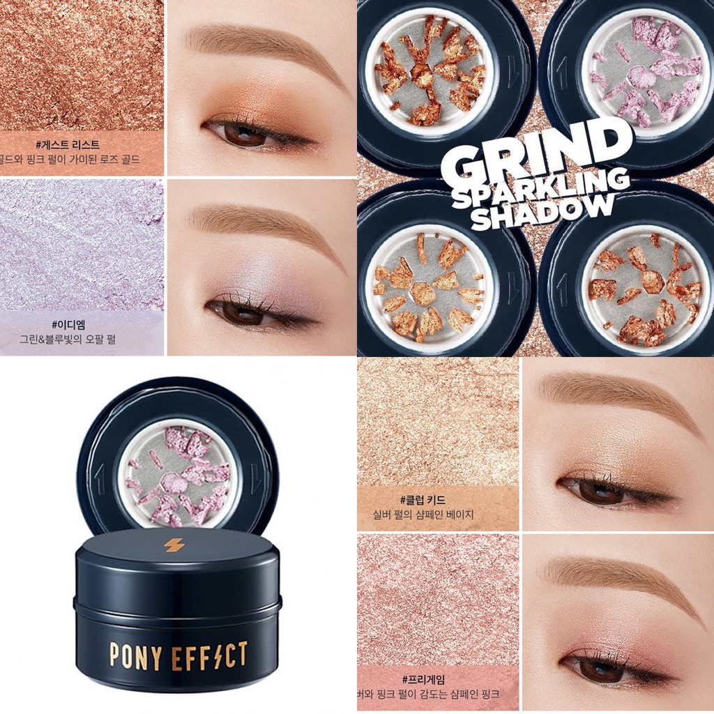 Pre รอของ 7-15 วัน PONY EFFECT Grind Sparkling Shadow | Shopee Thailand