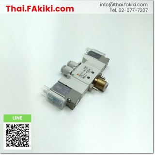 พร้อมส่ง,(C)Used, VQZ1221-5M1-C6 Solenoid valve ,โซลินอยด์วาล์ว สเปค DC24V Φ6 ,SMC (66-003-230)